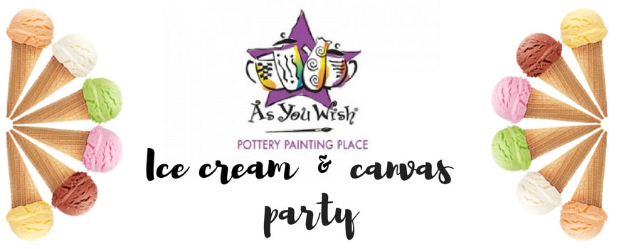 As You Wish Ice Cream Canvas Party