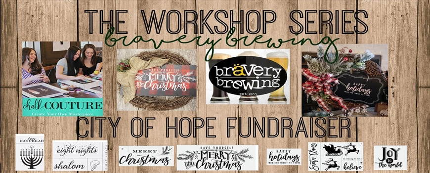 The Workshop Series at Bravery Brewing: Holiday Wreath