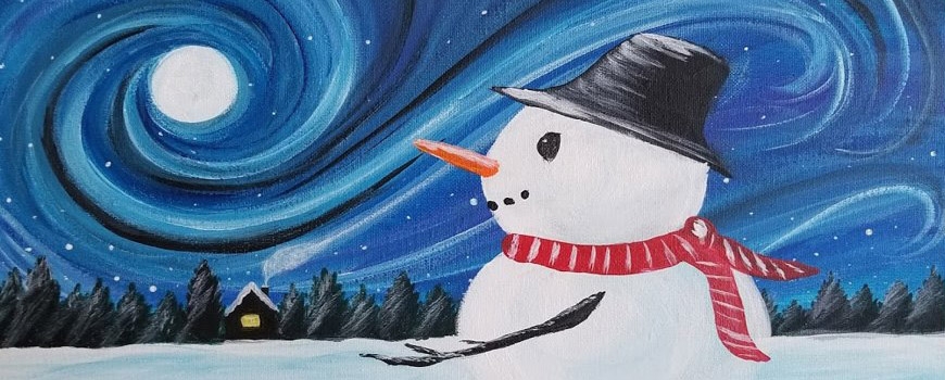 Snowman Paint & Sip at Thief and Barrel