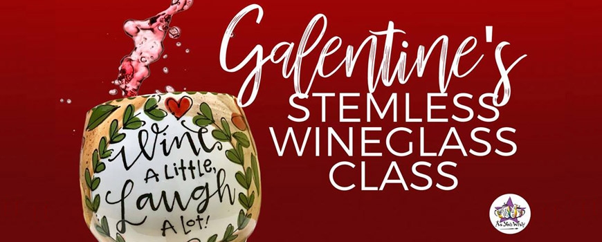 Galentine's Wine Glass ~ Beginning Technique Galentine's Wine Glass ~ Beginning Technique
