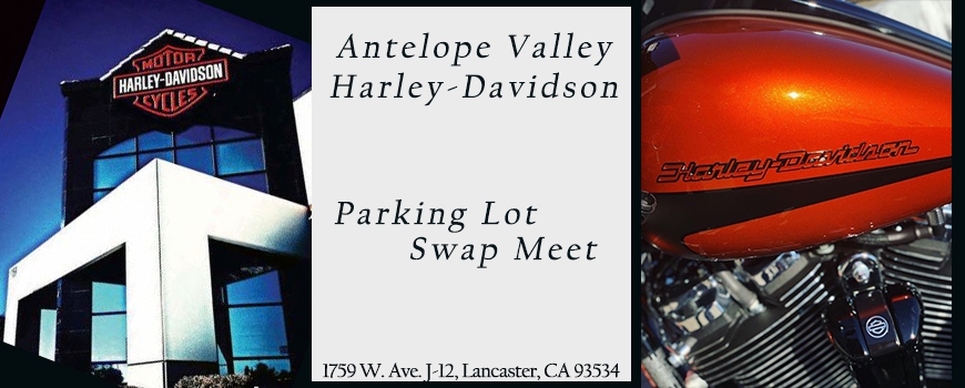 Parking Lot Swap Meet at AV Harley Davidson
