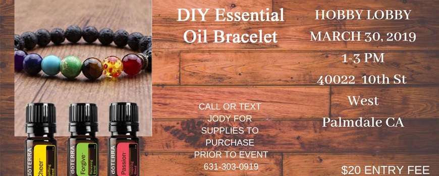 DIY Essential Oil Bracelet!