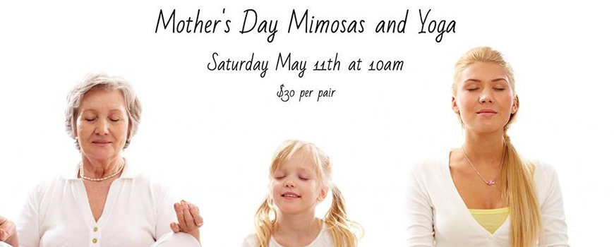 Mother's Day Mimosas and Yoga at Second Wind Day Spa