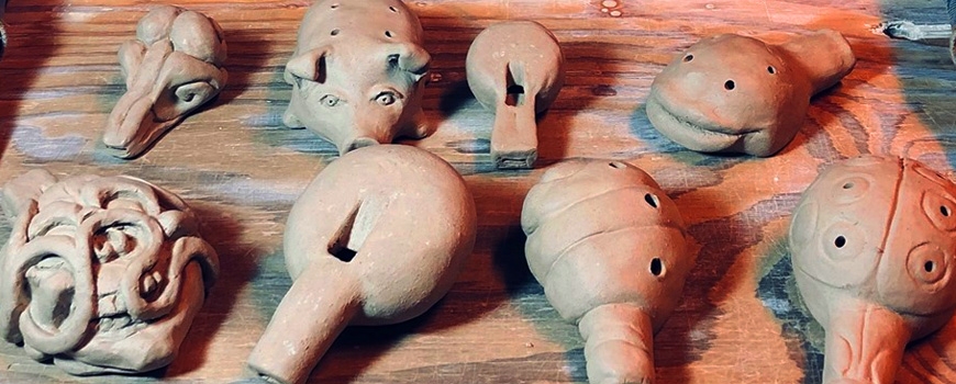 Make Your Own Ceramic Flute at Li'l Book Bug on The BLVD Make Your Own Ceramic Flute at Li'l Book Bug on The BLVD