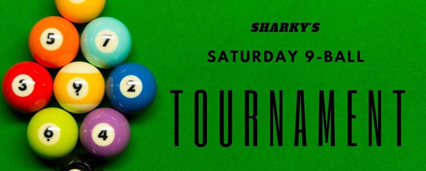 9 Ball Tournament at Sharky's Billiards