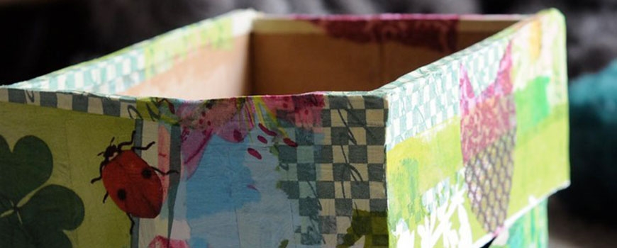 Decoupage Song Box for Teens Decoupage Song Box for Teens