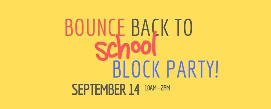 Bounce Back to School Party Bounce Back to School Party