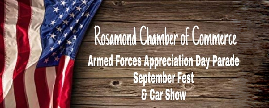 Armed Forces Appreciation Day Parade, September Fest & Car Show
