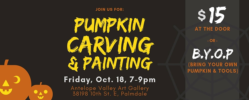 Pumpkin Carving & Painting at Antelope Valley Art