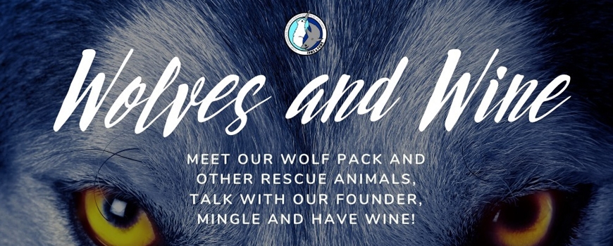 Wolves and Wine at Jaws and Paws Wolves and Wine at Jaws and Paws