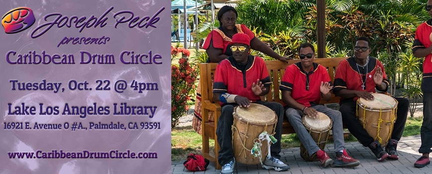 Caribbean Drum Circle at Lake Los Angeles Library