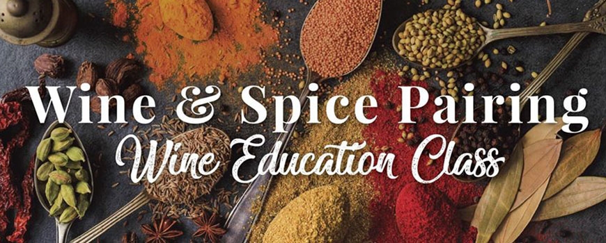 Wine and Spice Pairing at Complexity Wine