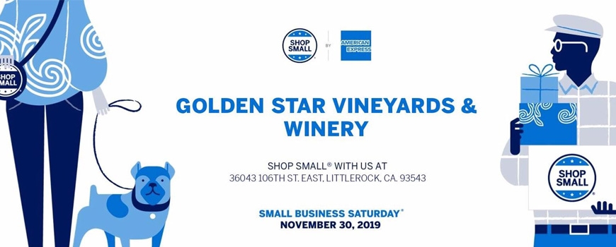 Small Business Saturday at Golden Star Vineyards & Winery Small Business Saturday at Golden Star Vineyards & Winery