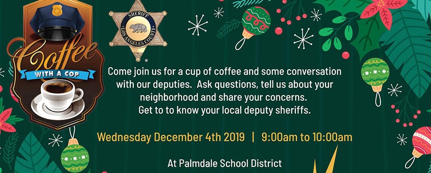 Coffee with a Cop in Palmdale