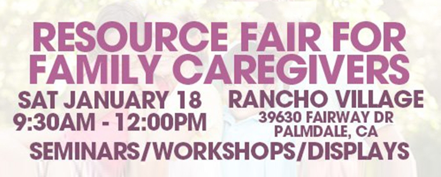 A Resource Fair for Family Caregivers