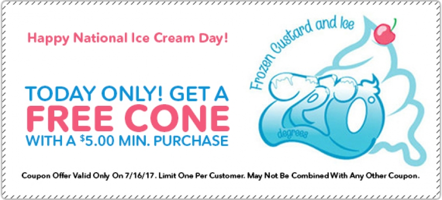Celebrate National Ice Cream Day at Zero Degrees Custard & Ice Celebrate National Ice Cream Day at Zero Degrees Custard & Ice
