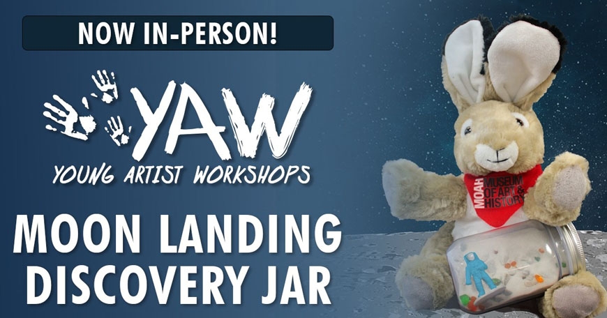 Young Artist Workshop: Moon landing Discovery Jar Young Artist Workshop: Moon landing Discovery Jar