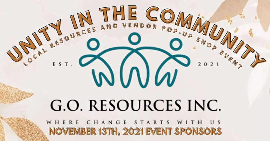 Unity In The Community Pop-Up Unity In The Community Pop-Up