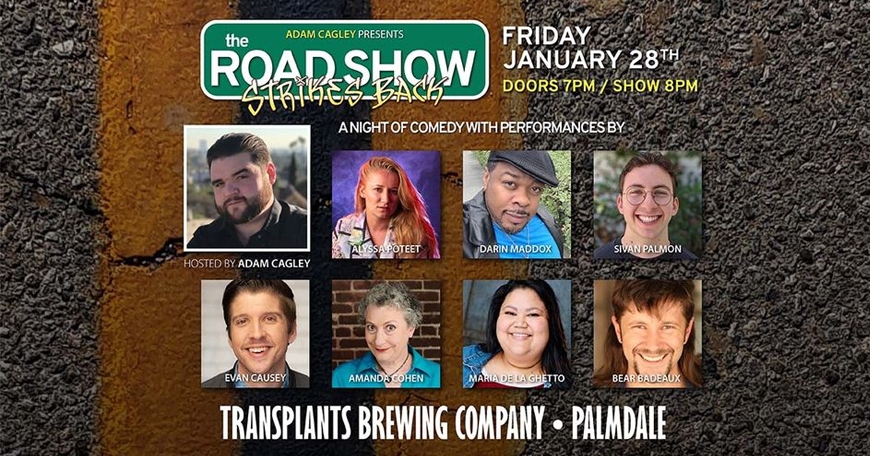 The Comedy Road Show Strikes Back @ Transplants Brewing Company The Comedy Road Show Strikes Back @ Transplants Brewing Company