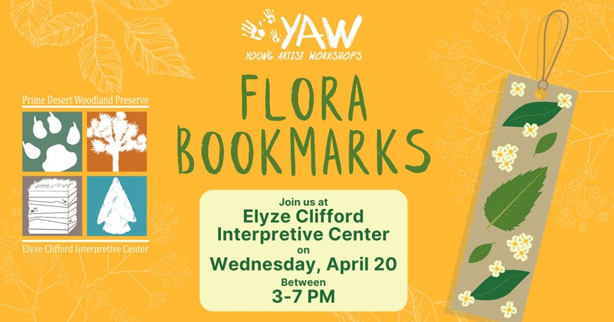 Young Artist Workshop: Flora Bookmarks