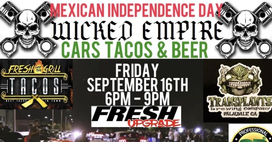 Wicked Empire’s Mexican Independence Car Show