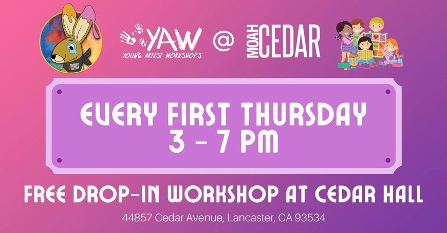 Young Artist Workshops at MOAH:CEDAR Young Artist Workshops at MOAH:CEDAR