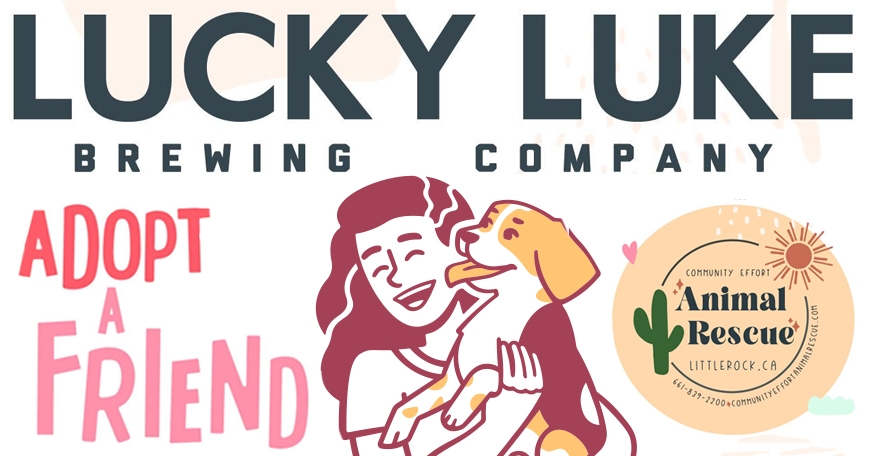 Pet Adoption Event at Lucky Luke Brewing