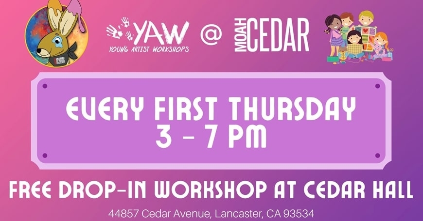 Young Artist Workshops at MOAH:CEDAR Young Artist Workshops at MOAH:CEDAR