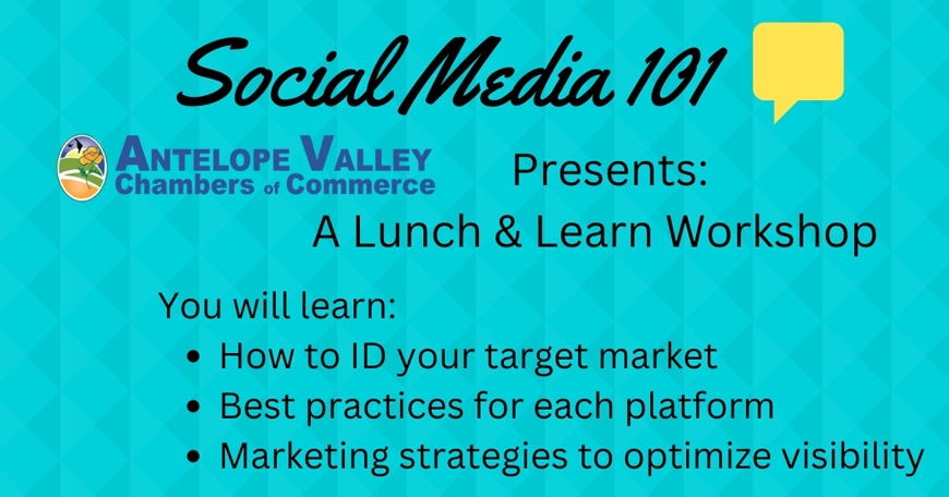 Social Media 101 - An AV Chambers Lunch & Learn