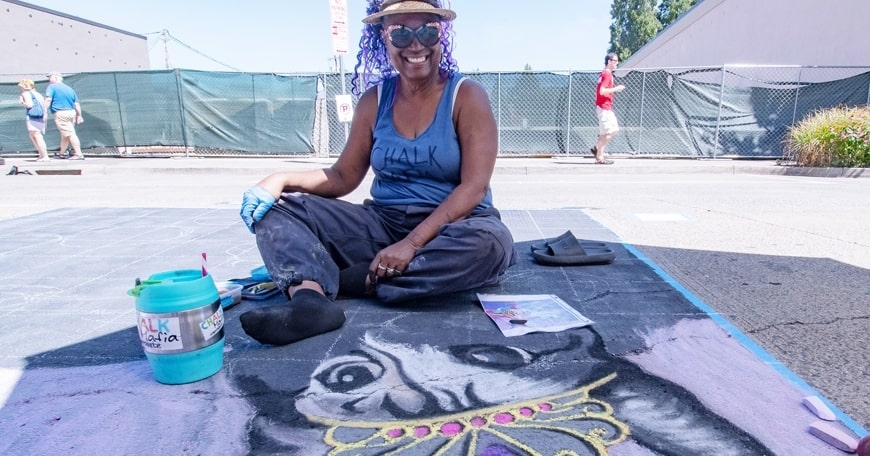 Street Chalking with Lori Antoinette