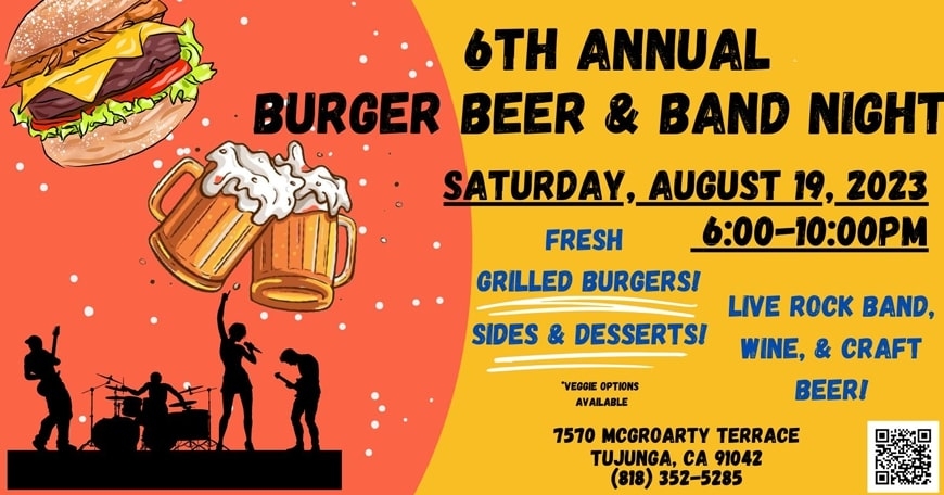 Burgers, Beer, and Band Night