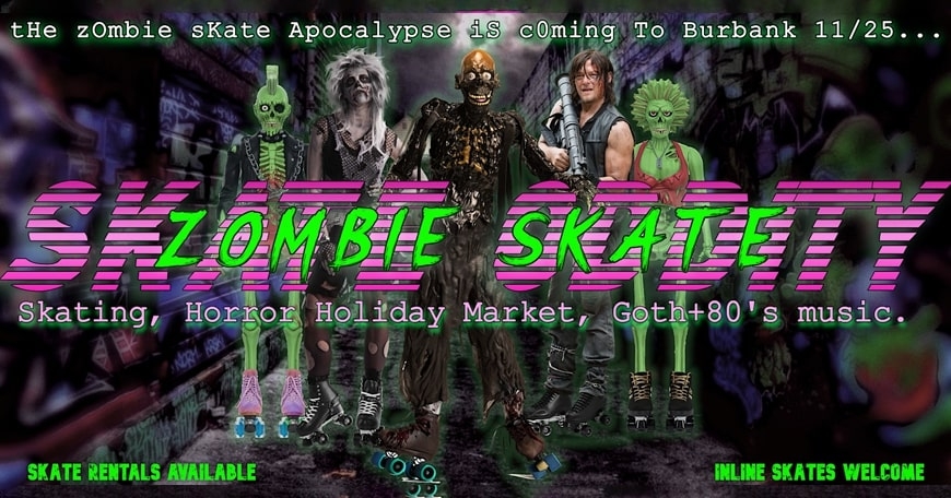 Skate Oddity Zombie Skate & Horror Holiday Market