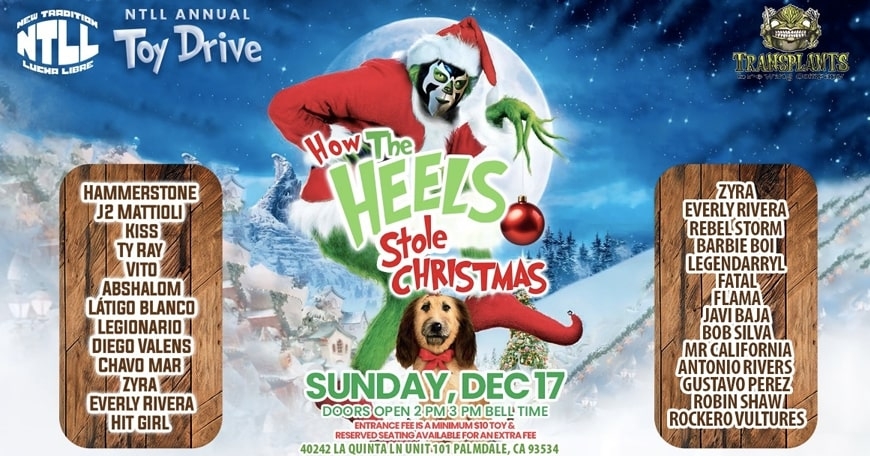 How The Heels Stole Christmas Lucha Libre & Toy Drive