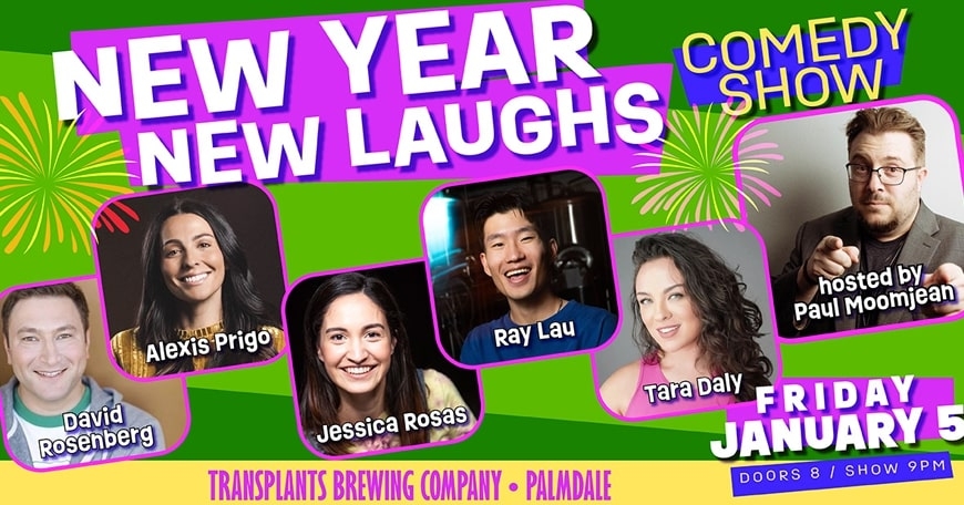 New Laughs Comedy Night Hosted by Paul Moomjean