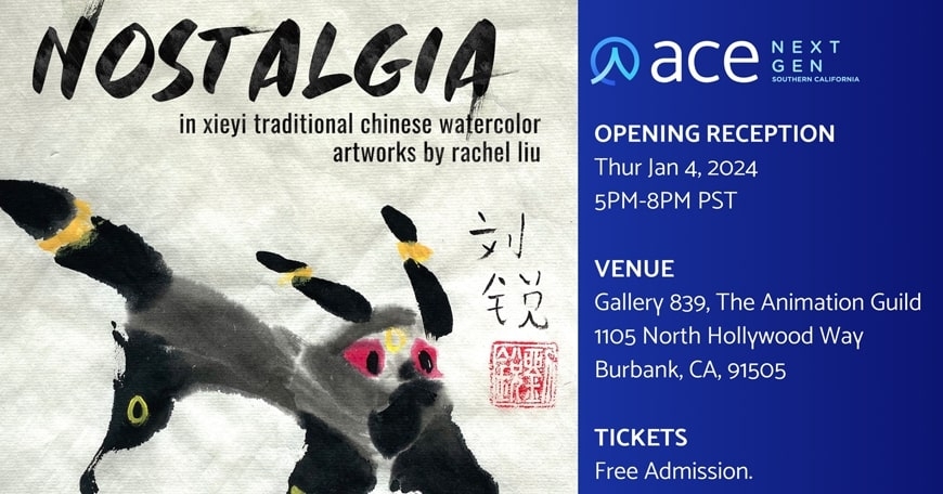 2024 New Year Art Exhibit and Reception: Nostalgia: A Journey Through Xieyi by Rachel Liu