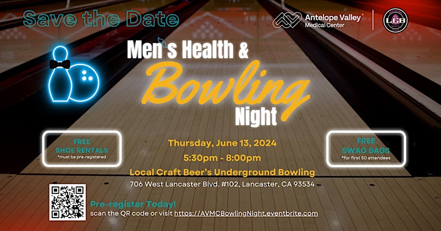 Men's Health and Bowling Night Men's Health and Bowling Night