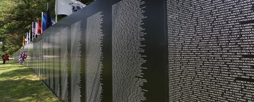 Mobile Vietnam Memorial Wall at Palmdale Amphitheater