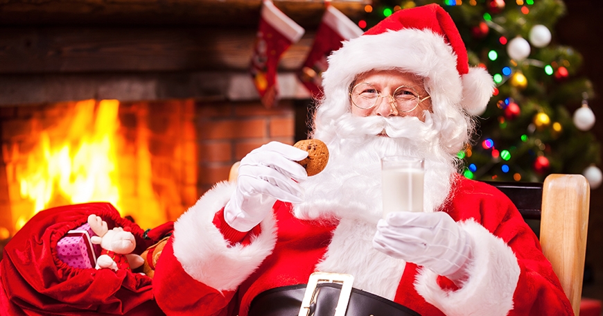 Milk and Cookies with Santa Claus Milk and Cookies with Santa Claus