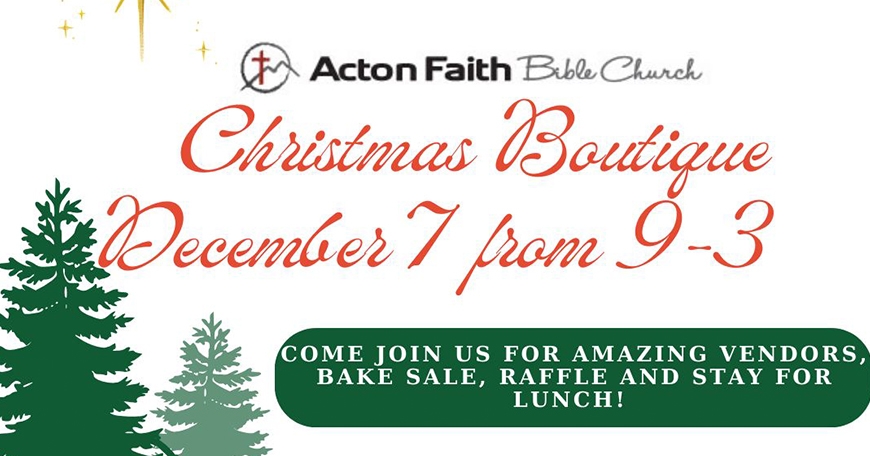 25th Annual Christmas Boutique 25th Annual Christmas Boutique