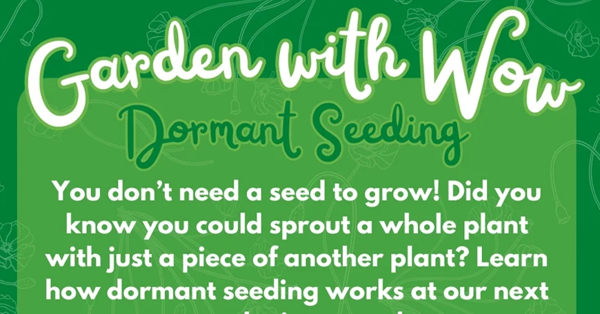 Dormant Seeding & Propagation Lesson Dormant Seeding & Propagation Lesson