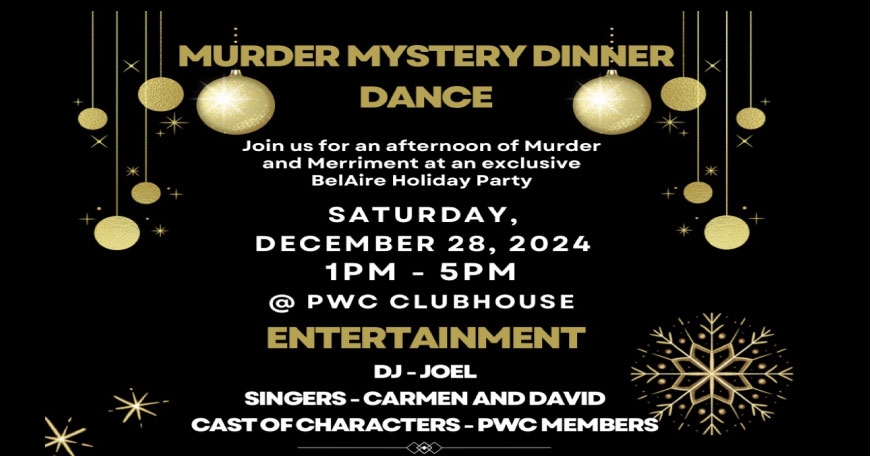 Murder Mystery Dinner Dance Murder Mystery Dinner Dance