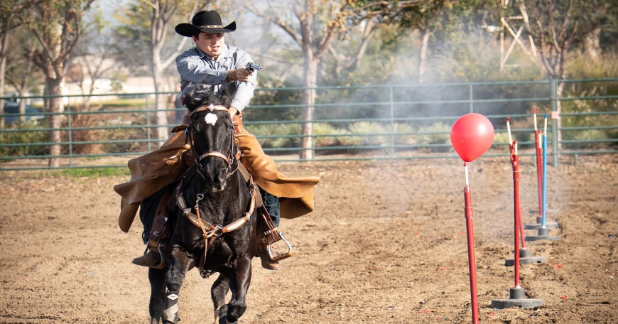 Beginner's Mounted Shooting Clinic Beginner's Mounted Shooting Clinic