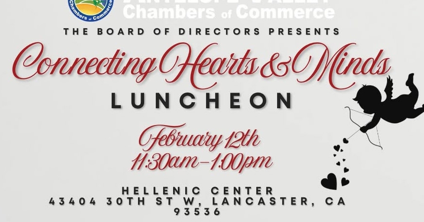 AV Chambers of Commerce - Connecting Hearts & Minds Luncheon AV Chambers of Commerce - Connecting Hearts & Minds Luncheon