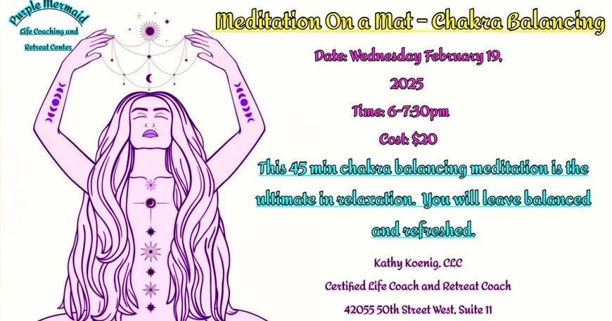 Meditation On A  Mat - Chakra Balancing