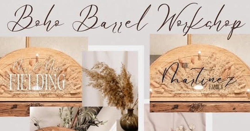 Boho Barrel Workshop Boho Barrel Workshop