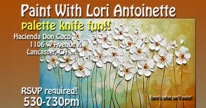 Palette Knife Fun at Don Cuco PWLA Palette Knife Fun at Don Cuco PWLA