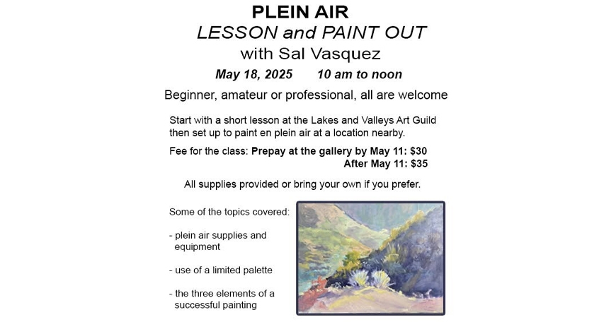 Plein Air Painting with Sal Vasquez
