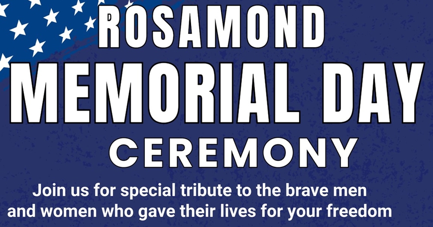 Rosamond Memorial Day Ceremony