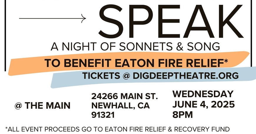 And Still We Speak - Benefit for Eaton Fire Relief
