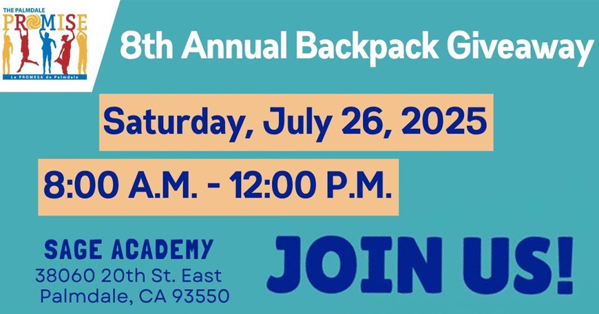 8th Annual Backback Giveaway 8th Annual Backback Giveaway